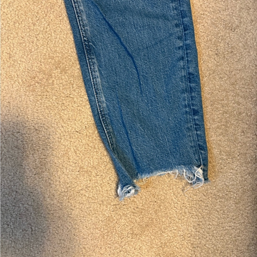 American Eagle Outfitters Classic Blue Straight Jeans women's size 4 - Picture 2 of 7